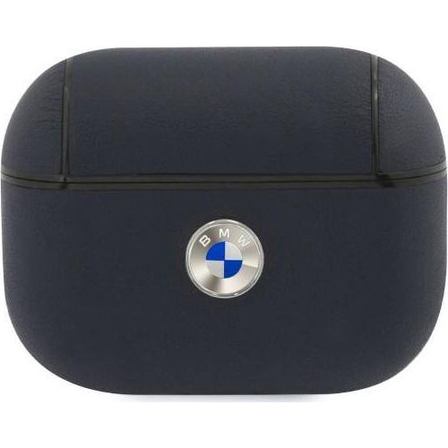BMW Geniune Leather Silver Logo Apple AirPods Pro szilikon tok, kék (BMAPSSLNA)