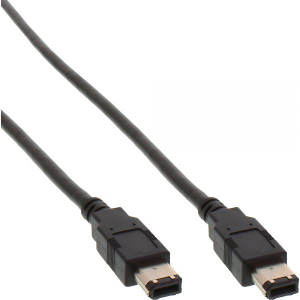 InLine FireWire M-M 10m 6-p Nero