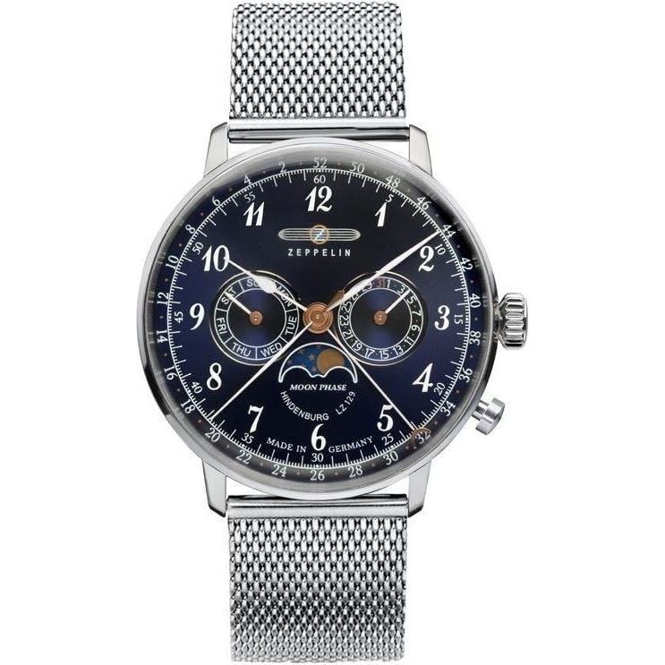 Zeppelin 7036M-3 Hindenburg LZ129 Férfi's Karóra Holdfázis 40mm 3ATM (259102-uniw)