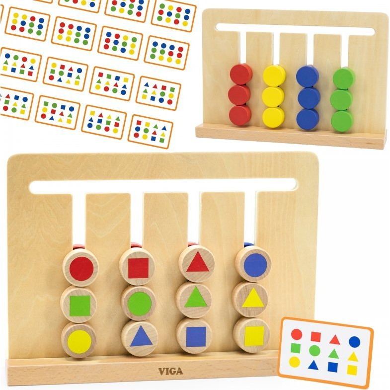Szín és Formakereső Állványban Fejlesztő Játék (44707 Lek)