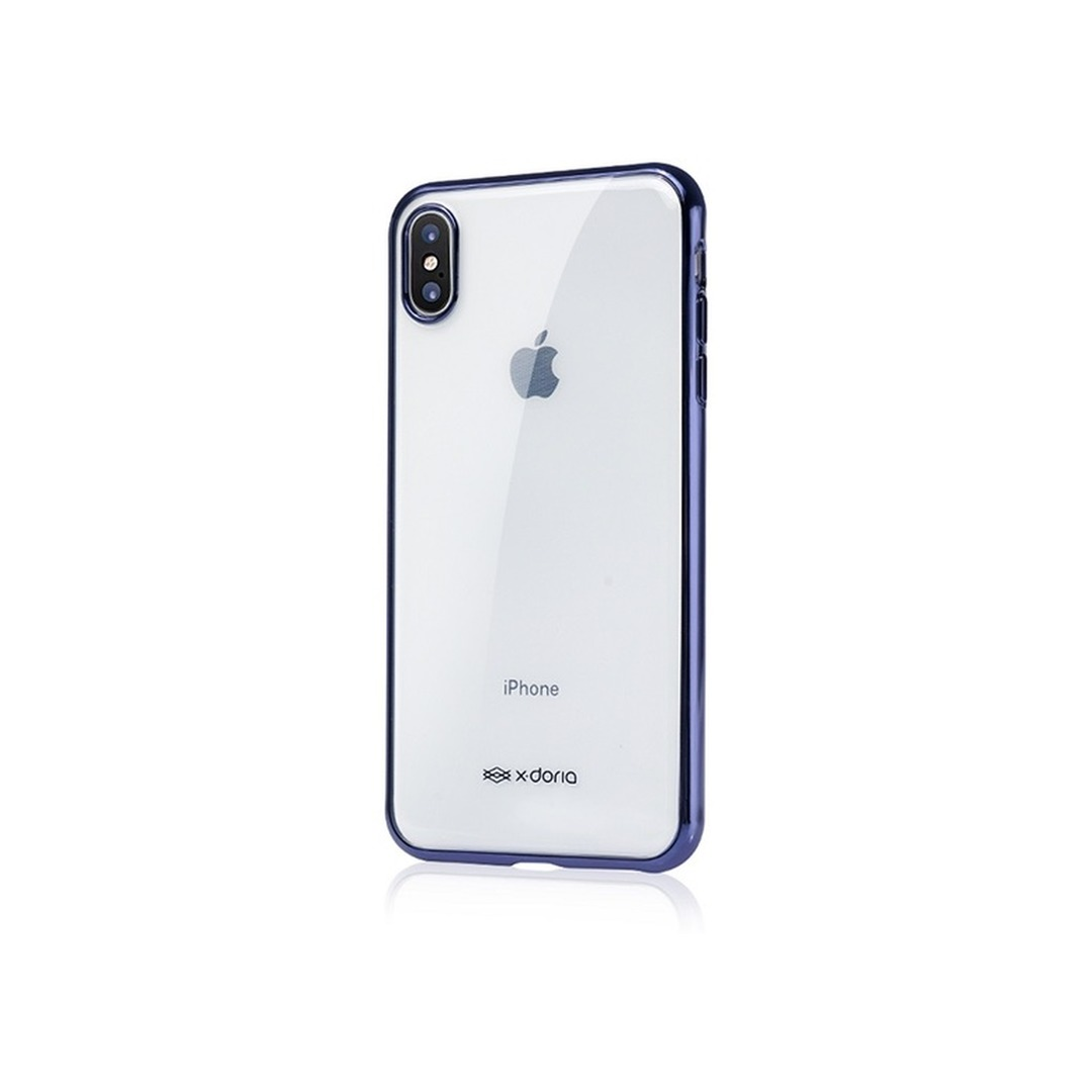 X-Doria Apple iPhone XR Védőtok - Átlátszó/Kék (3X3C1806A)