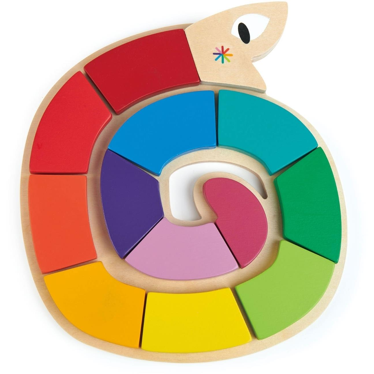 Tender Leaf Colour Me Happy Wooden Snake Jigsaw (TL8420)