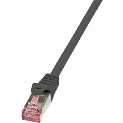 LogiLink Patchkabel CAT6   S/FTP AWG27 PIMF  1,50m schw.