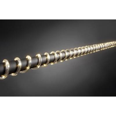 LED-es fénytömlő, fénykábel, fénykígyó, 6,5 m, melegfehér, elemes, Konstsmide 3744-100 (3744-100)