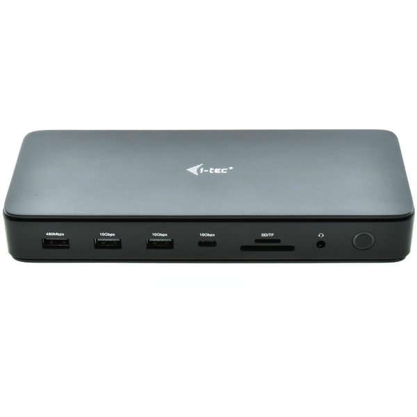 i-tec TB4DUALDPDOCKPDPRO dockingstation Ledningsført Thunderbolt 4 Sort