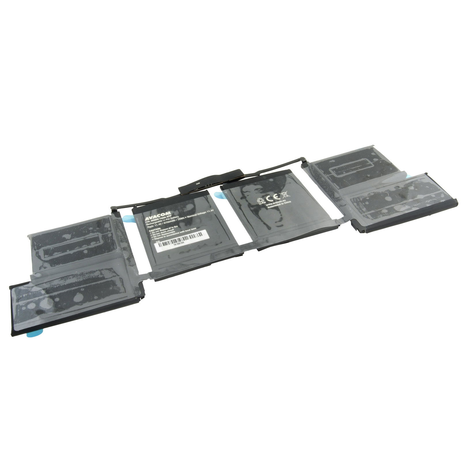 Avacom Apple MacBook Pro 15" A1707 Li-Pol 11,4V 6700mAh 76Wh - A1820 (NOMA-1820-67P)