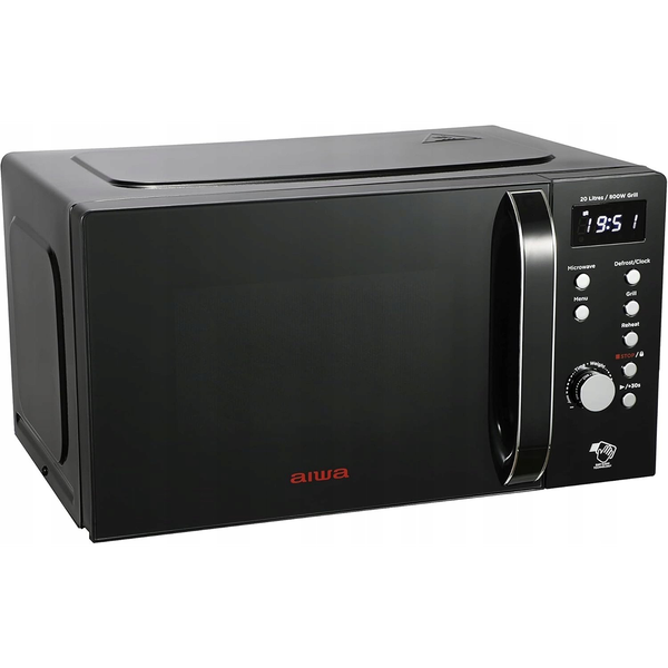 AIWA AMW-202DG/BK Микровълнова фурна с грил 700W 20L Черна