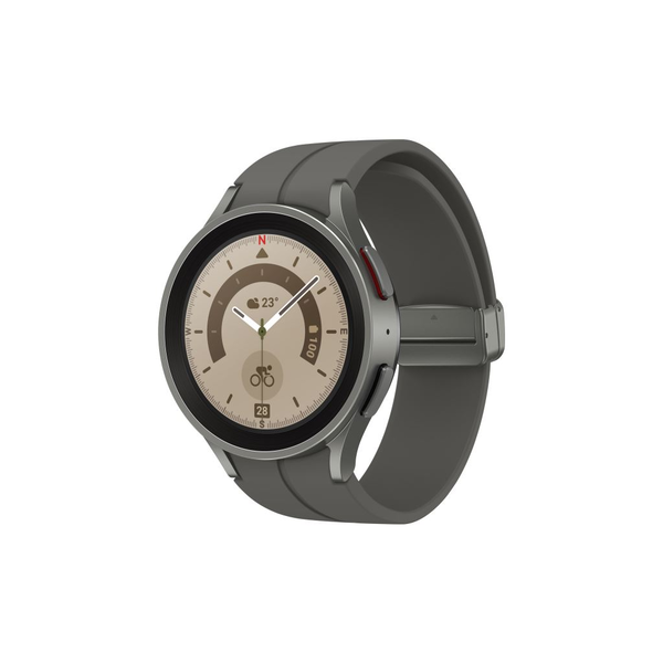 Samsung Galaxy Watch5 Pro 3,56 см (1.4") OLED 45 мм Цифров 450 x 450 пиксела Тъчскрийн Титан Wi-Fi GPS (сателитен)