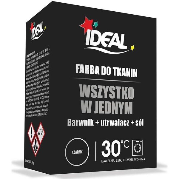 Ideal All in One barwnik do tkanin Czarny 350g