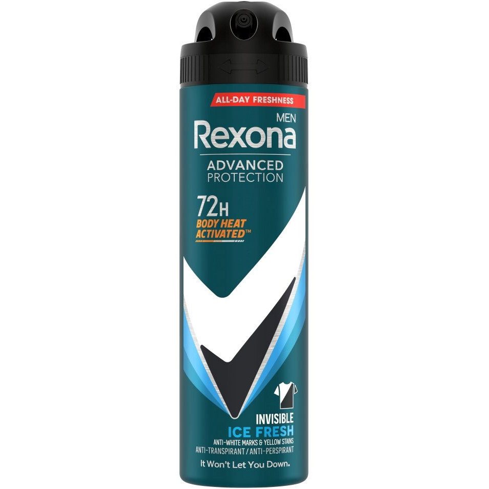 REXONA For Men Advanced Protection Invisible Ice Fresh 150 ml (8720181558290)