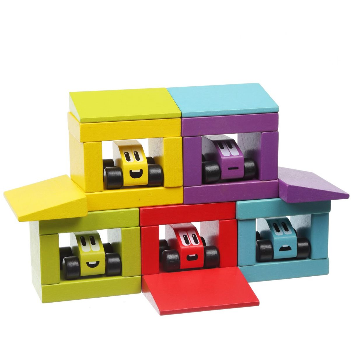 Cubika 14859 készségfejlesztő játék - autóverseny (4823056514859)