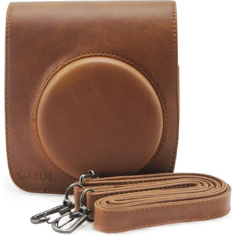 Pokrowiec Caiul Futerał Etui Pokrowiec Do Fujifilm Instax Mini 90 / 90 Neo - BrĄzowy
