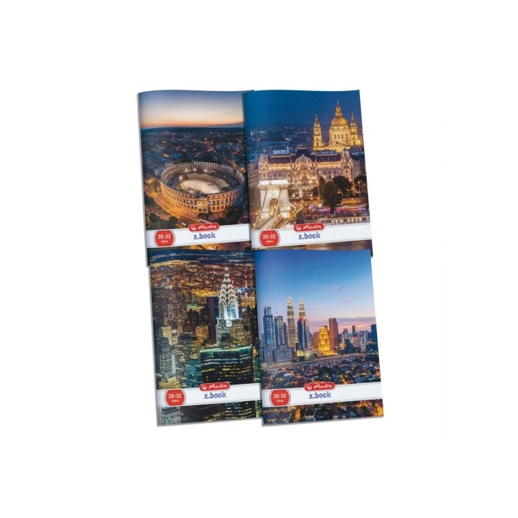 Herlitz City 32lapos A4 vonalas füzet - Többfajta (09542432)