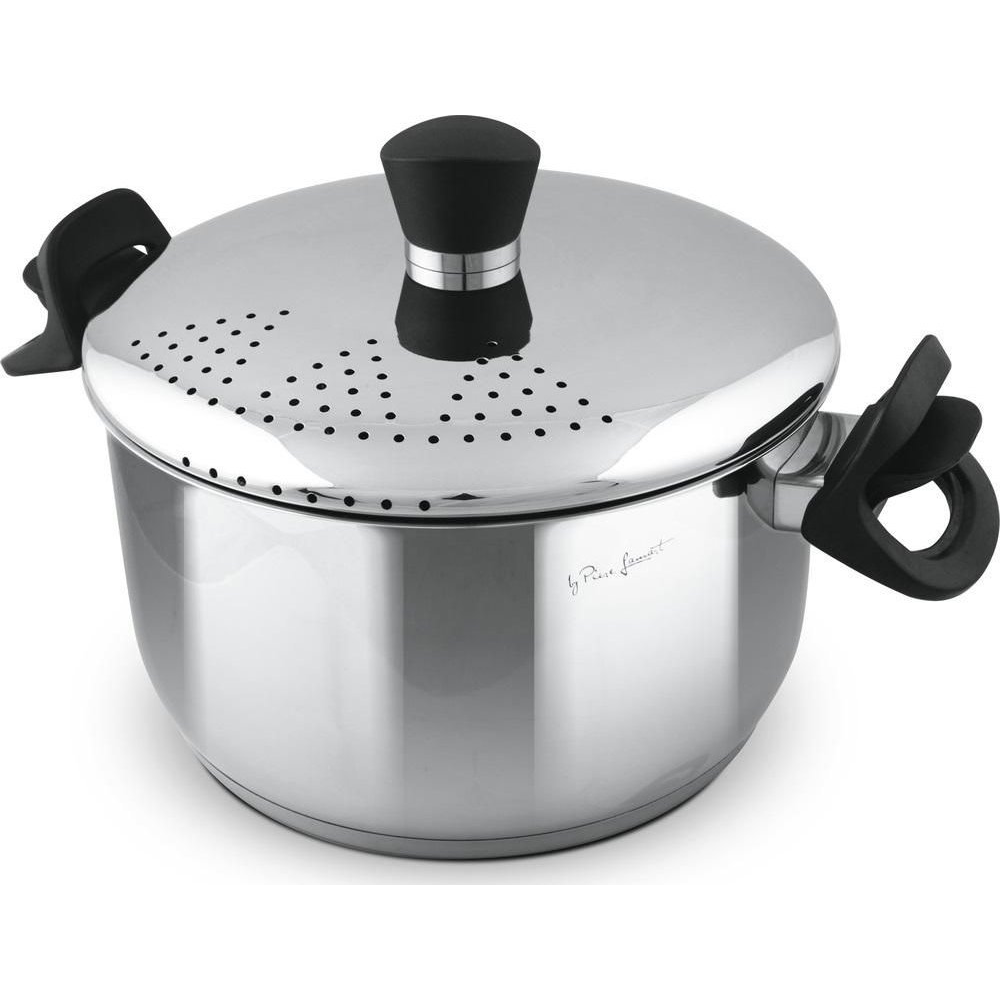 Lamart LT1206 Rozsdamentes Acél Fazék Szűrő fedéllel Ø 24cm 5,8L - Inox (42003761)