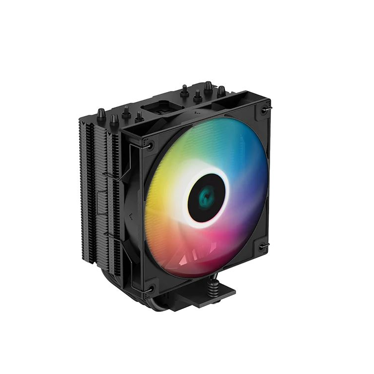 DeepCool AG400 A-RGB Procesor Vzduchový chladič 12 cm Čierna, Biela 1 kusov (R-AG400-BKANMC-G-2)