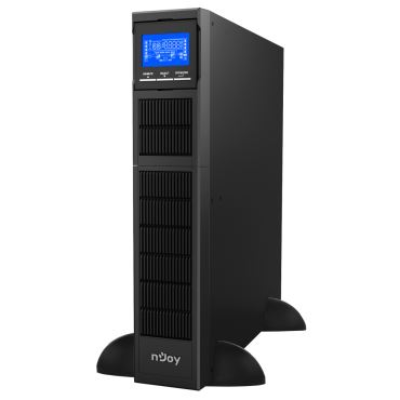 UPS nJoy Balder 3000, 3000VA/ 3000W, On-line, LCD Display, Монтиране Rack/Tower, 8 Prize IEC 13 1x IEC C19, Двойно преобразуване