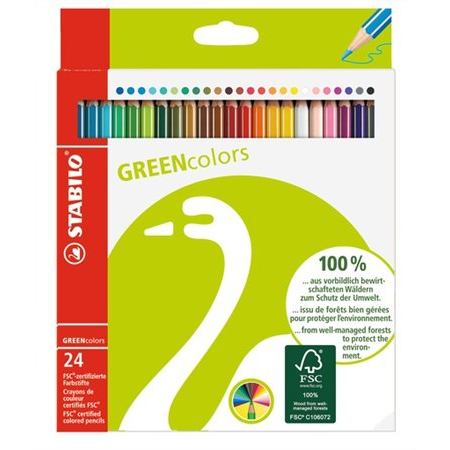 STABILO GREENcolors Farbstifte Flerfarvet 24 stk
