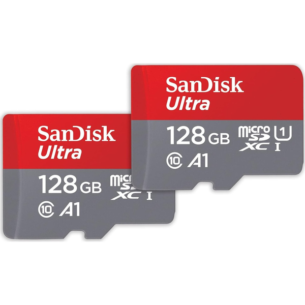 CARD SanDisk Ultra - Flash-Speicherkarte (microSDXC-an-SD-Adapter inbegriffen) - 128 GB