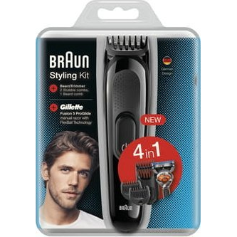 Braun SK3000 zastrihávač fúzov Batérie 13 1,1 cm Čierna