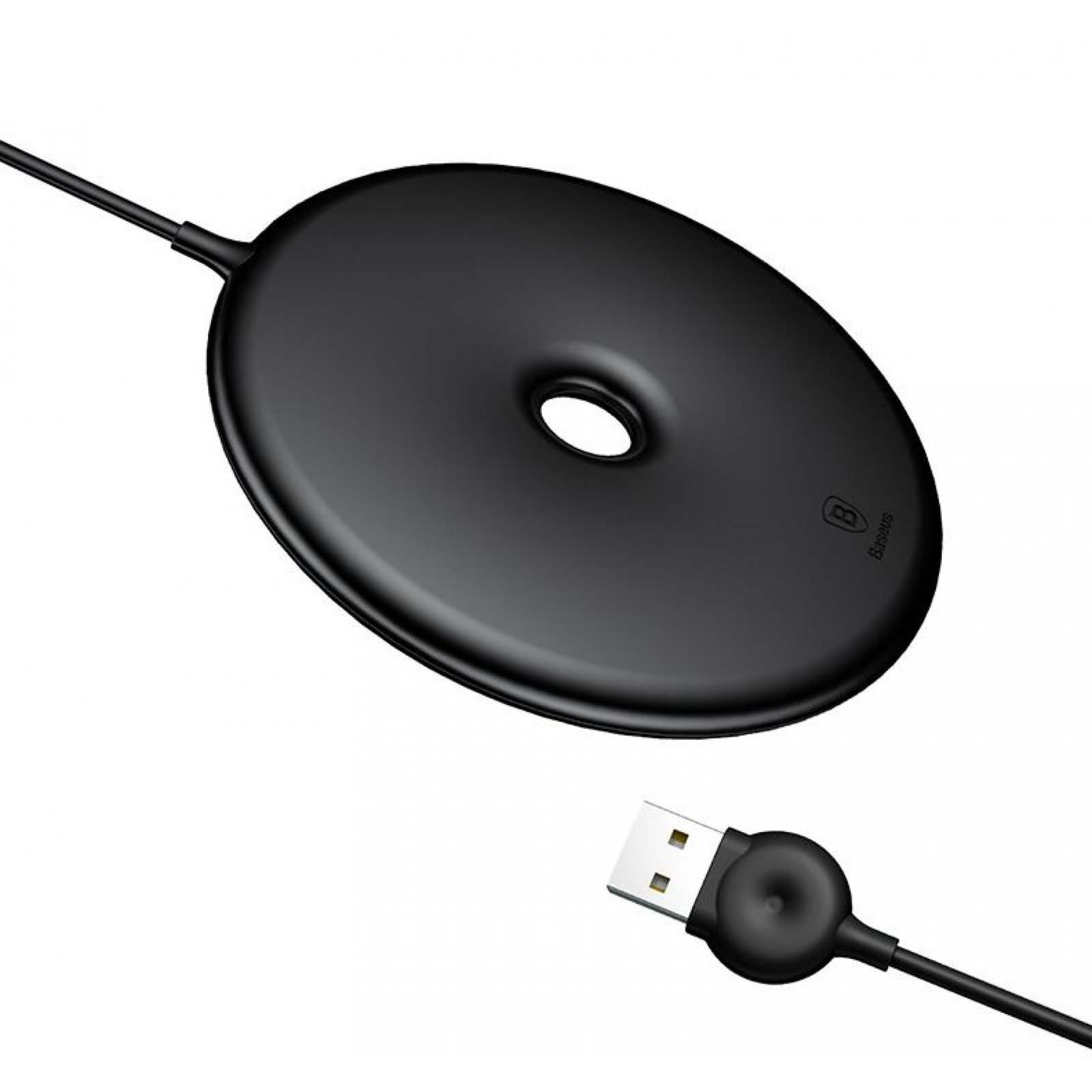 Baseus WXTTQ-01 Vezeték nélküli mobiltöltő - Fekete (WXTTQ-01 FEKETE)