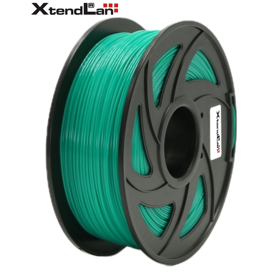 XtendLAN Filament PET-G 1.75mm 1 kg - Zöld (3DF-PETG1.75-GN 1KG)