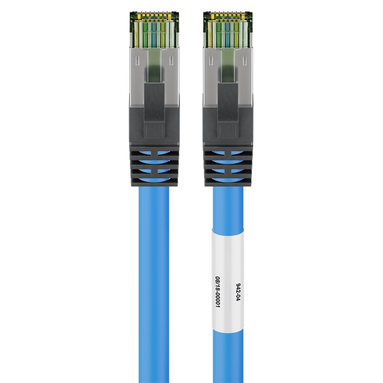 Patchcord S/FTP 8.1 Goobay RJ45 / RJ45 25 m modrá