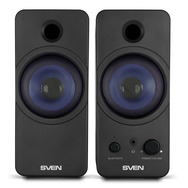 PC тонколони SVEN 431, 2x3W, жак за слушалки, Bluetooth, USB