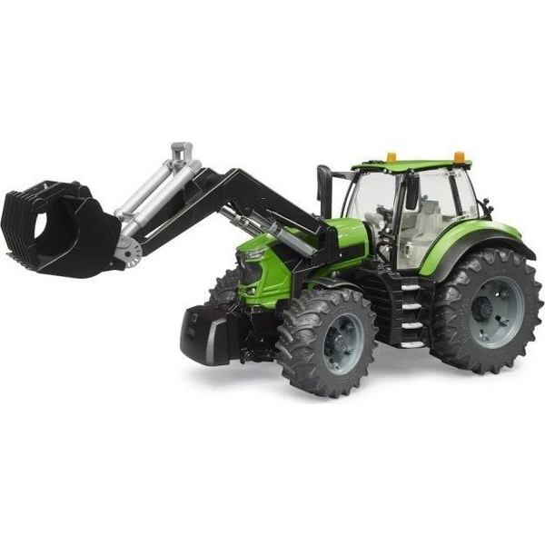 bruder Deutz Traktor 8280 TTV homlokrakodóval Kész modell Mezőgazdasági modell