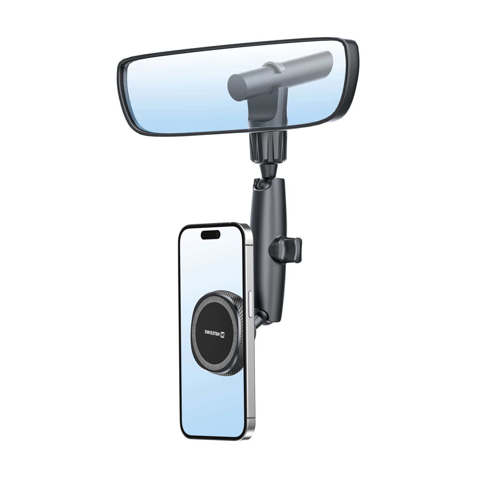 Swissten Mirror mágneses autós tartó (65010710)