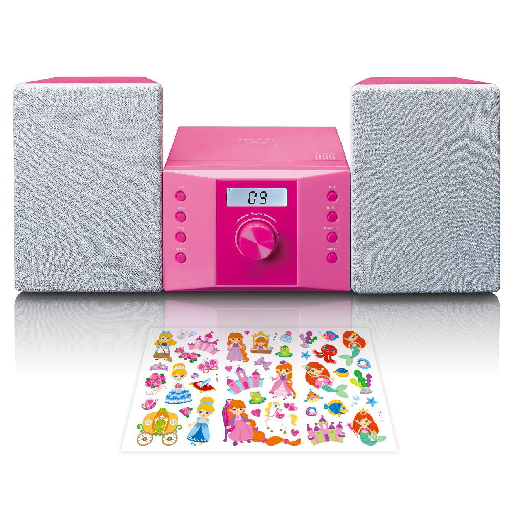 Lenco MC-013 Micro HiFi rendszer - Rózsaszín (MC-013P)