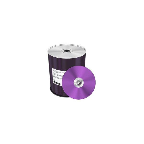 MediaRange DVD+R 4.7GB 100pcs 16x silber voll bedruckbar