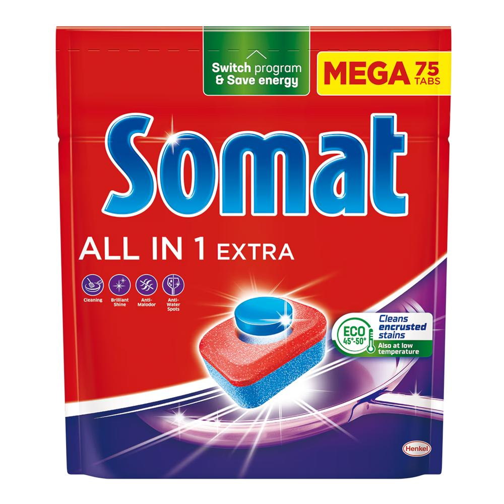 Somat Mosogatógép tabletta 75 db/doboz All in One Regular (C66127) (C66127)