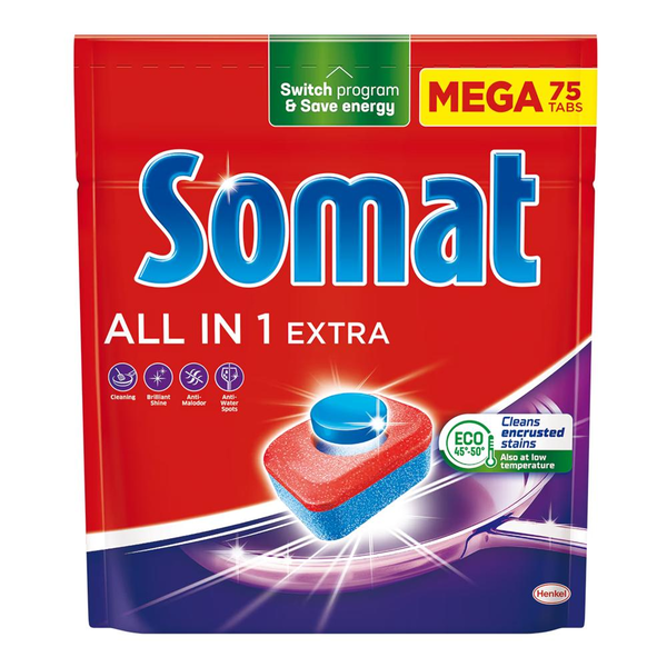 Somat Mosogatógép tabletta 75 db/doboz All in One  Regular (C66127)