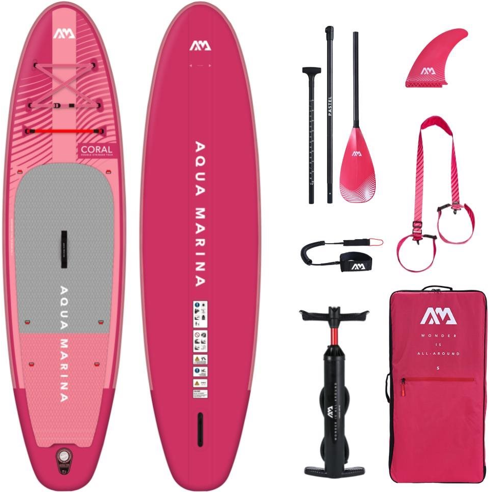 AQUA MARINA Coral 10'2'' × 31'' × 4.75'' Raspberry (12501846)