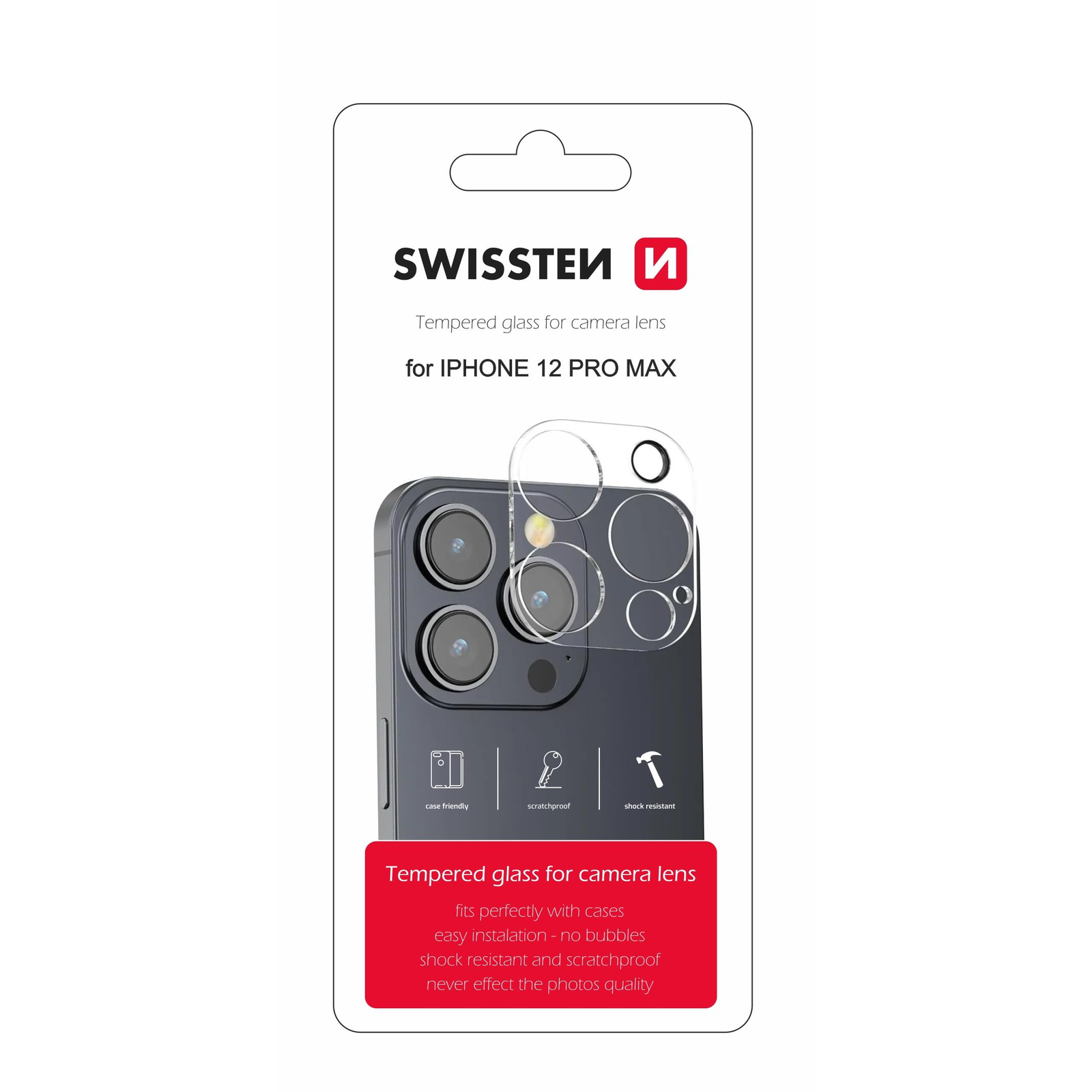 Swissten Apple iPhone 12 Pro Max kamera védő fólia (94500104)
