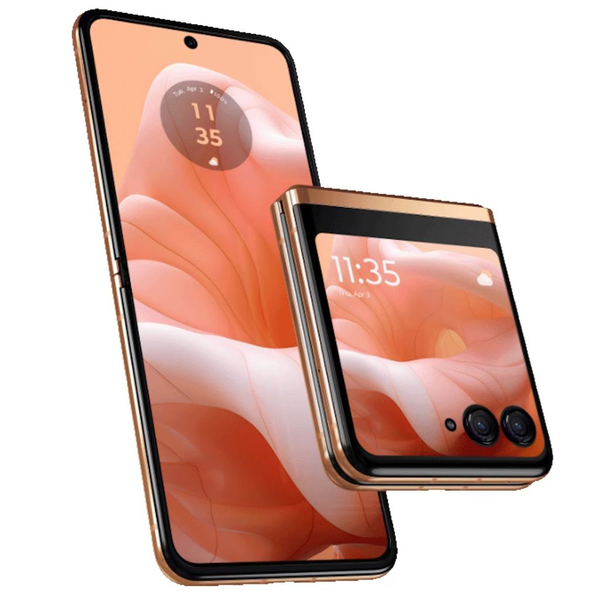 Смартфон Motorola razr 40 ultra, Dual SIM, 8GB RAM, 256GB, 5G, Peach Fuzz