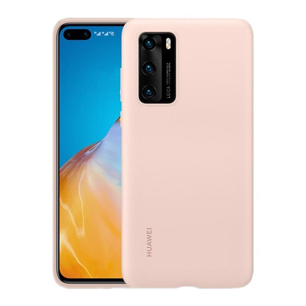 HUAWEI szilikon telefonvédő RÓZSASZÍN [Huawei P40] (51993729)