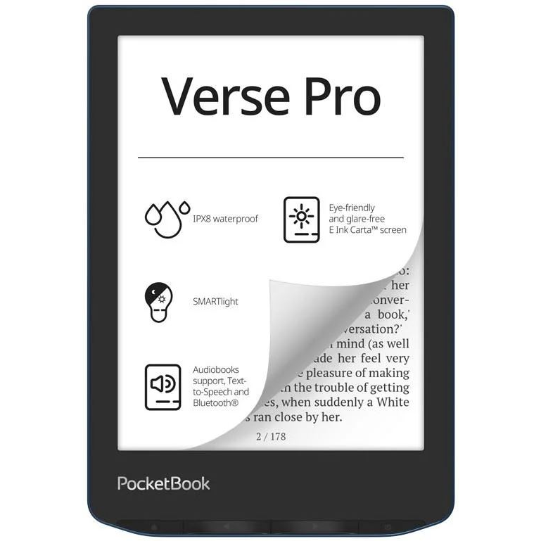 PocketBook Verse Pro Azure E-Book olvasó (PB634-A-WW)