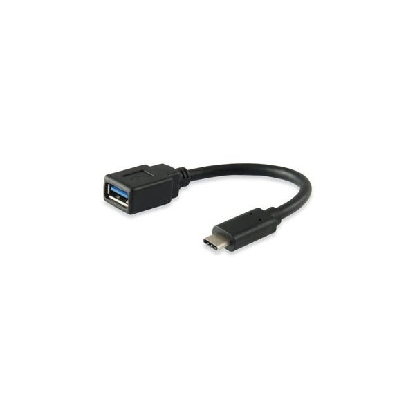 Equip 133455 USB кабел 0,15 м USB 3.2 Gen 1 (3.1 Gen 1) USB C USB A Черен