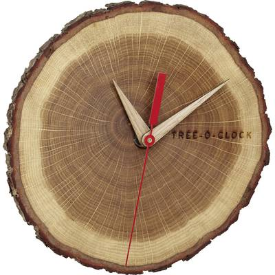 TFA Dostmann (60.3046.08) Kvarc Falióra 172 mm x 180 mm x 40 mm Tölgy, Fa Valódi fa (60.3046.08)