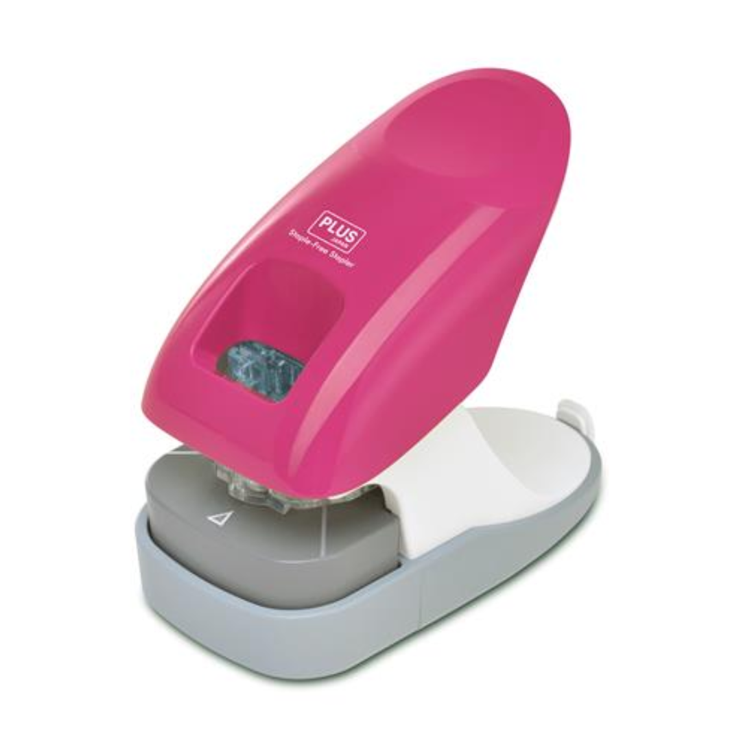 Plis 10 lap kapacitású Kapocs nélküli tűzőgép - Rózsaszín (31262)