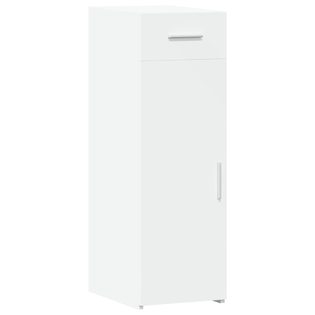 fehér szerelt fa tálalószekrény 30 x 42,5 x 93 cm (846271)