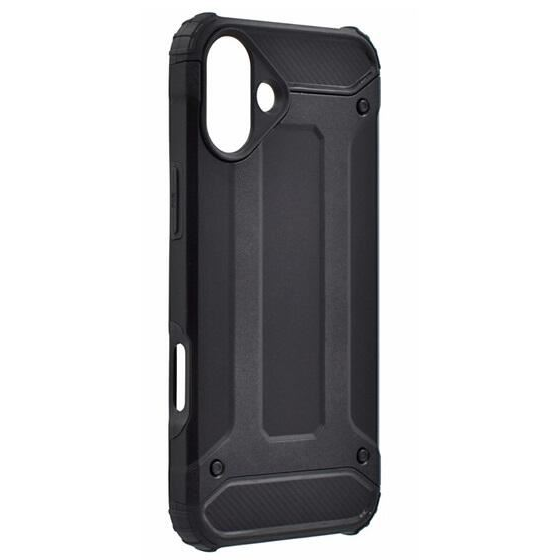 Gigapack Defender Apple iPhone 16 fémhatású tok fekete (GP-159876) (GP-159876)