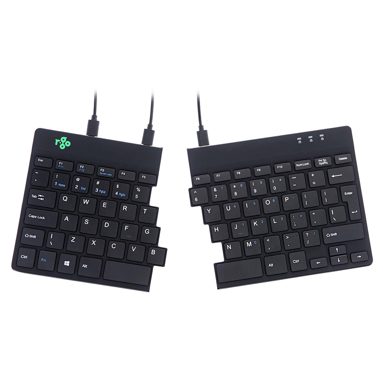 R-Go Tools RGOSP-USWIBL klávesnica Kancelária USB QWERTY US English Čierna (RGOSP-USWIBL)