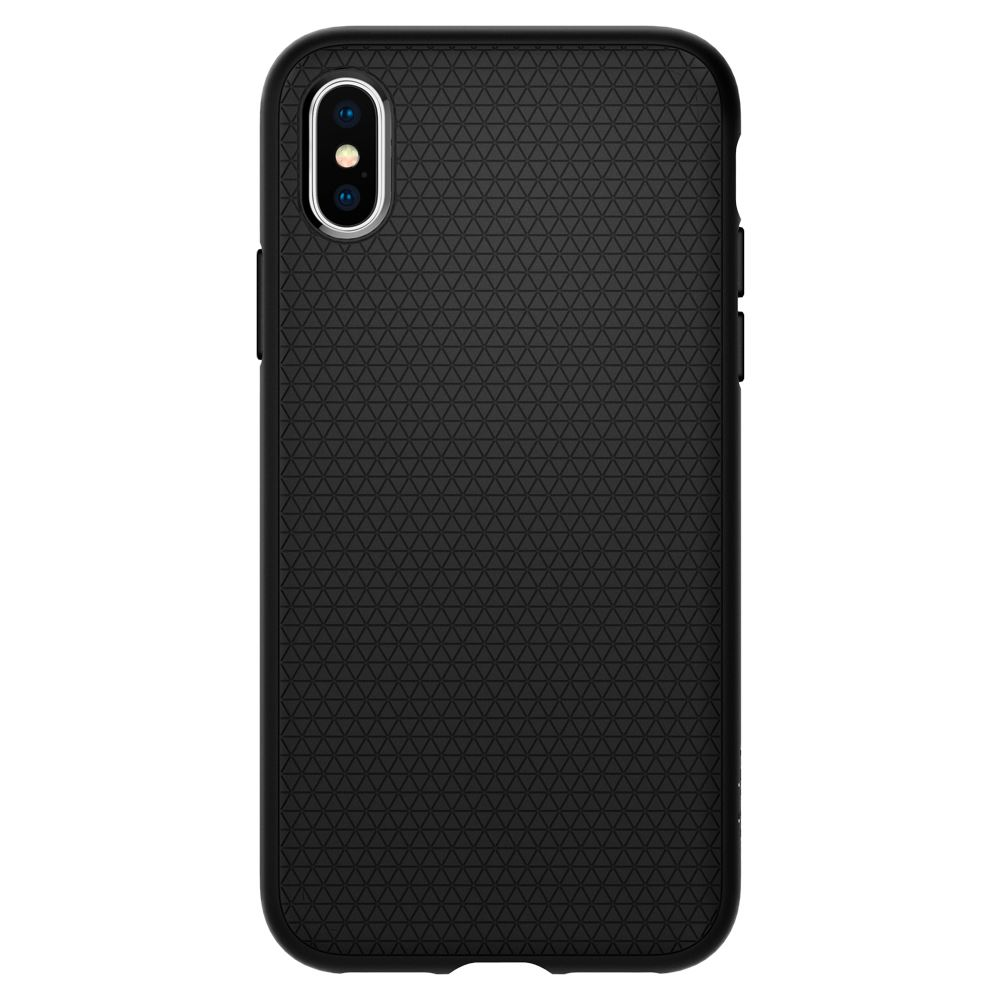 Spigen Liquid Air Apple iPhone XS hátlaptok fekete (063CS25114) (063CS25114)