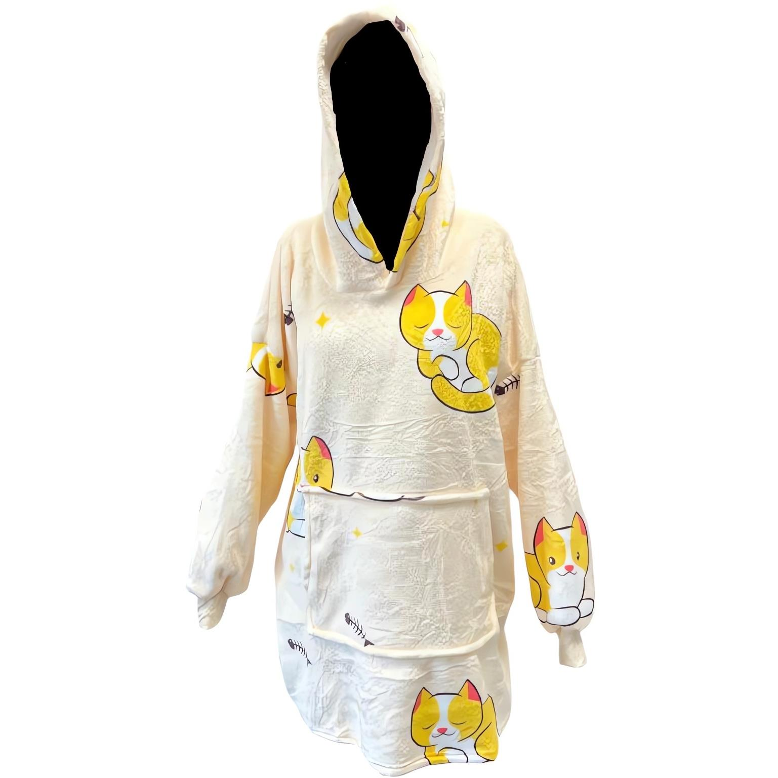 Verk 24560 TV hoodie with hood, cat (24560_KOT)