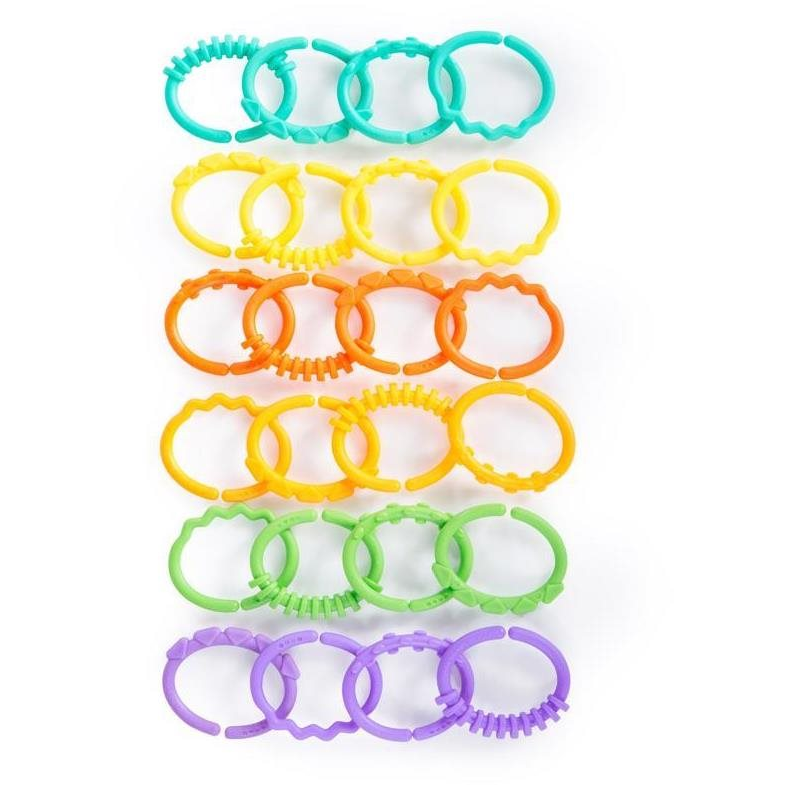 Bright Starts rágóka - C karikák, 24db, 0m+ (074451086647)