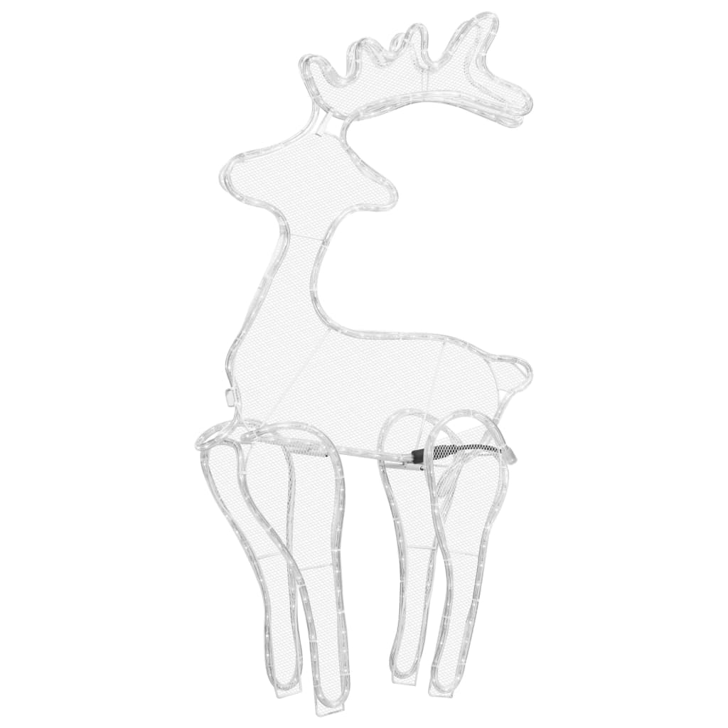 rénszarvas karácsonyi dísz hálóval 306 LED-del 60 x 24 x 89 cm (289976)