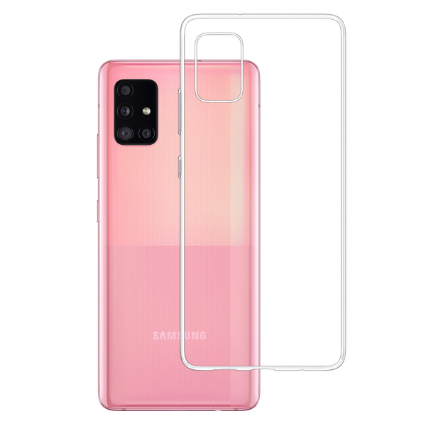Калъф 3mk, съвместим с Galaxy A51 5G, прозрачен