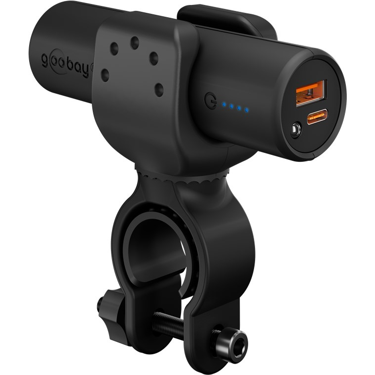 Goobay Bike kerékpár Power Bank 5000mAh - Fekete (60656)